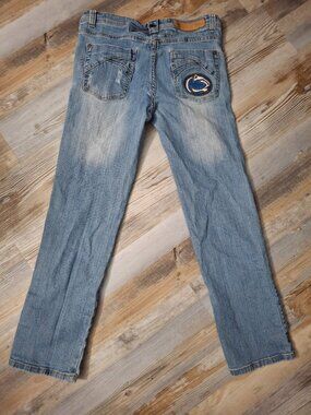 Penn State University Campus Jeans USA Distressed Women's Size 10
